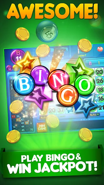 Bingo City 75 : Bingo & Slots (Бинго Сити 75)  [МОД Unlocked] Screenshot 3