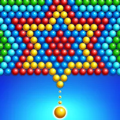 Взломанная Bubble Shooter Royal Pop  [МОД Mega Pack] - последняя версия apk на Андроид