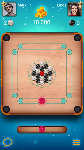 Carrom Lure - Disc pool game (Карром Лур)  [МОД Много монет] Screenshot 3