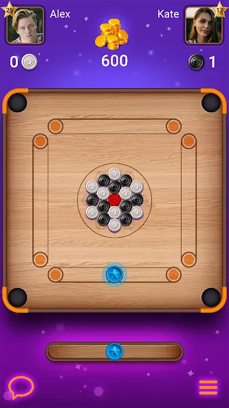 Carrom Lure - Disc pool game (Карром Лур)  [МОД Много монет] Screenshot 4