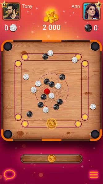 Carrom Lure - Disc pool game (Карром Лур)  [МОД Много монет] Screenshot 5