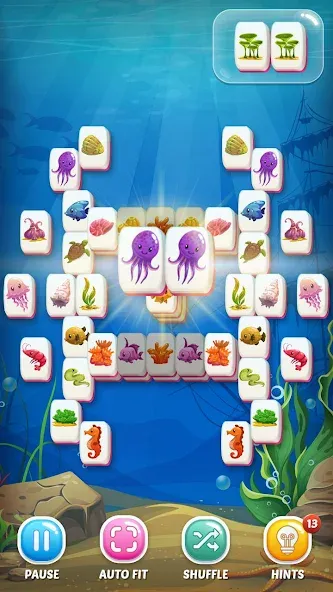 Mahjong Fish (Маджонг Рыбы)  [МОД Menu] Screenshot 2