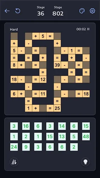 Crossmath - Math Puzzle Games (Математические головоломки игры)  [МОД Mega Pack] Screenshot 5