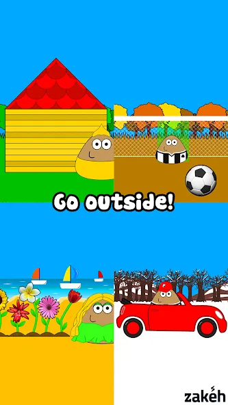 Pou (Пуо)  [МОД Unlimited Money] Screenshot 4