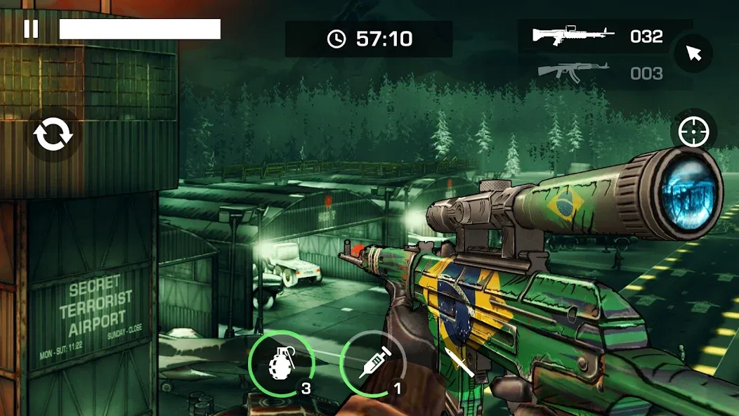 Gun Shooting Games Offline FPS (Ган 2)  [МОД Бесконечные монеты] Screenshot 4