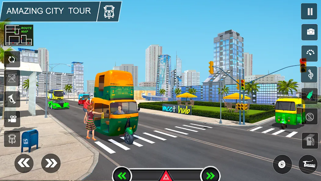 Tuk Tuk Auto Rickshaw Game 3d  [МОД Меню] Screenshot 3