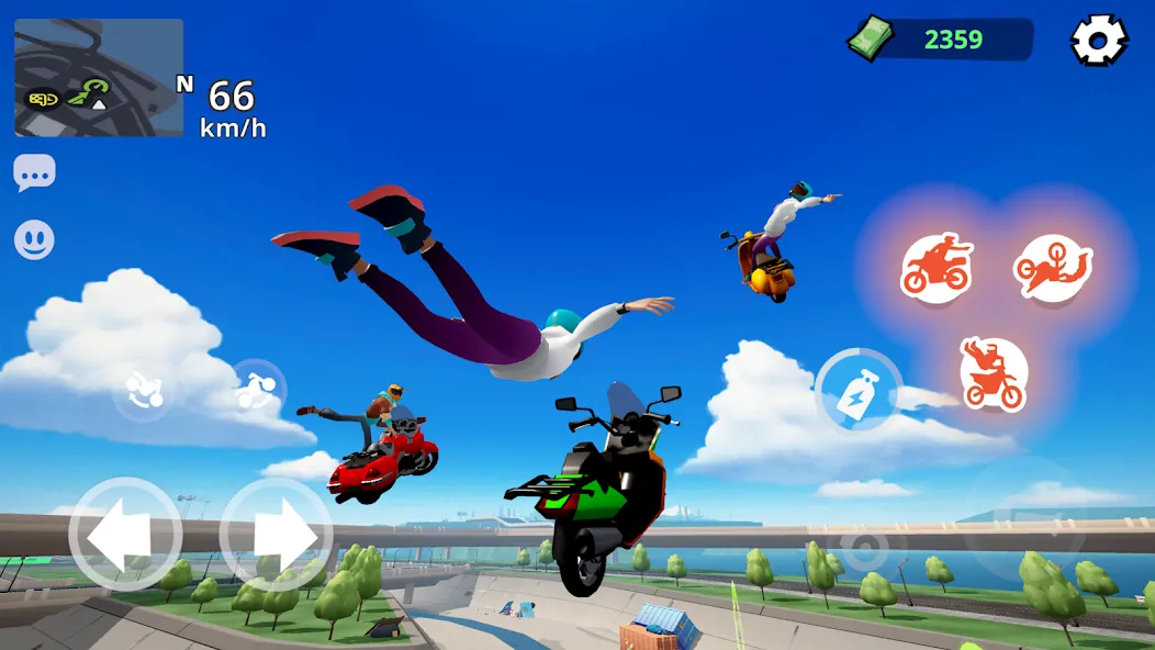 Moto City: Mad Bike Delivery (Мото Сити)  [МОД Много монет] Screenshot 3