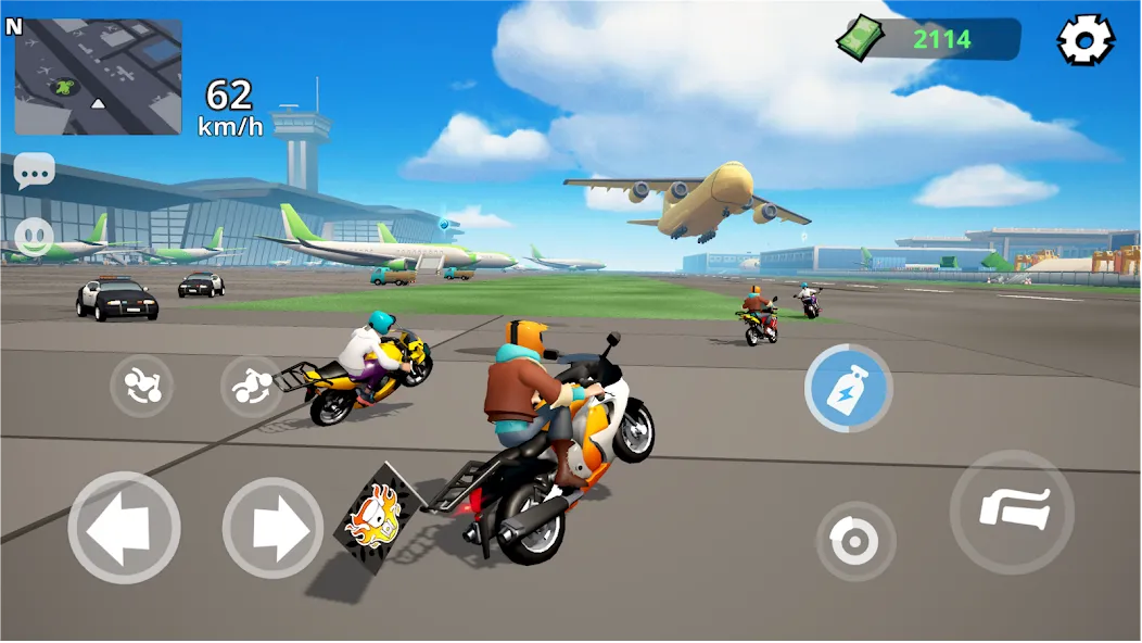 Moto City: Mad Bike Delivery (Мото Сити)  [МОД Много монет] Screenshot 4