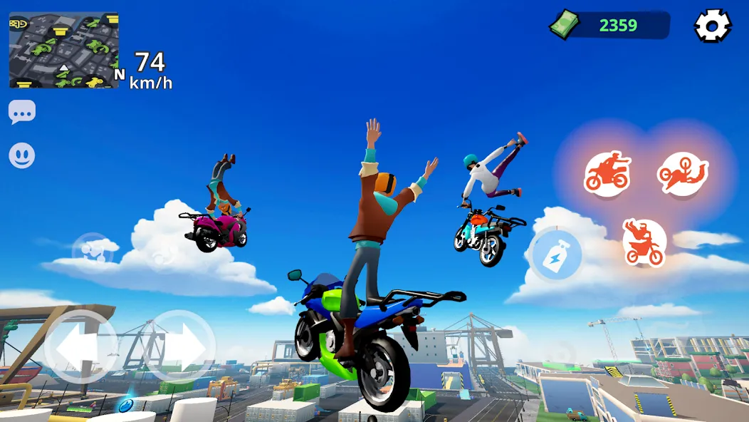 Moto City: Mad Bike Delivery (Мото Сити)  [МОД Много монет] Screenshot 5