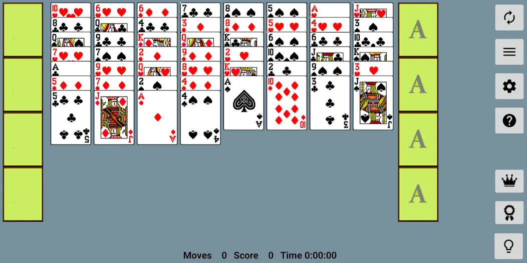 FreeCell with Leaderboards (Фрикел с таблицей лидеров)  [МОД Меню] Screenshot 1