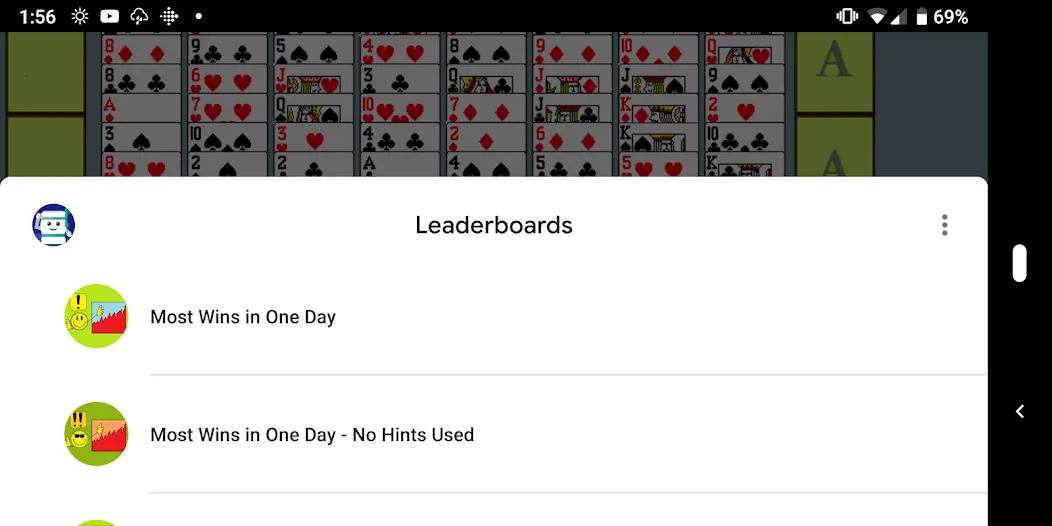 FreeCell with Leaderboards (Фрикел с таблицей лидеров)  [МОД Меню] Screenshot 3