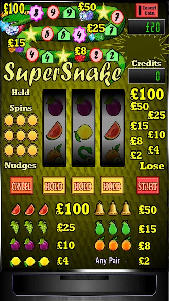 Super Snake Slot Machine  [МОД Бесконечные деньги] Screenshot 1