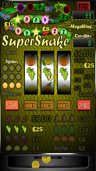 Super Snake Slot Machine  [МОД Бесконечные деньги] Screenshot 2