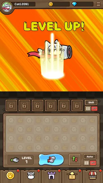 Cat Hero : Idle RPG (Кэт Хиро)  [МОД Mega Pack] Screenshot 2