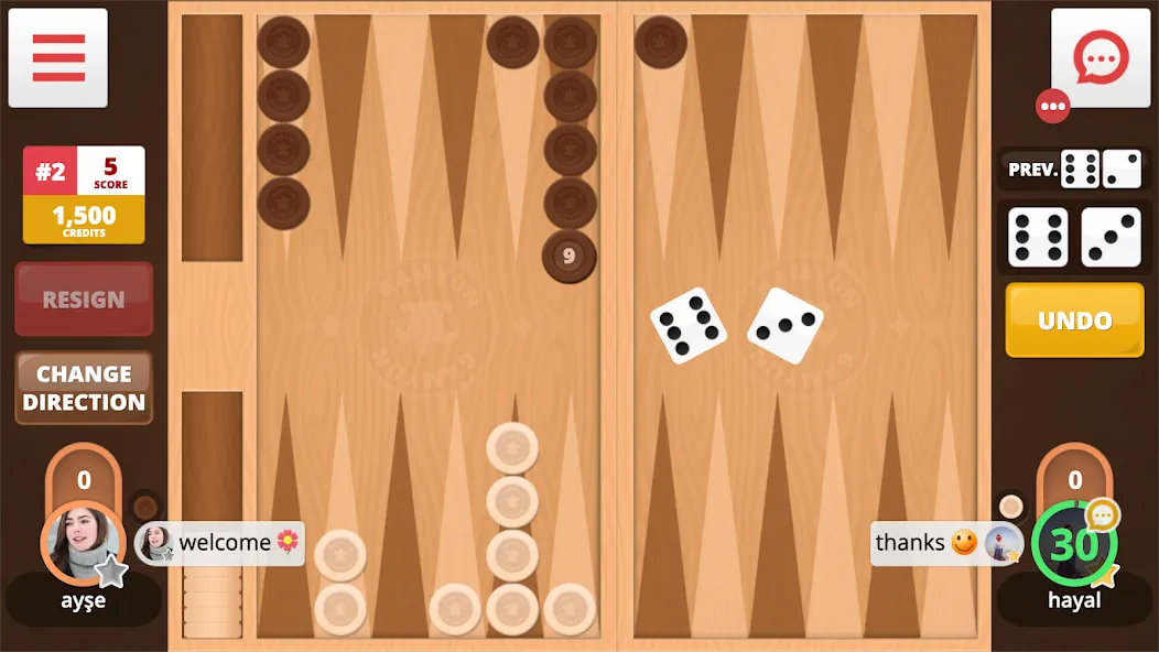 Backgammon Online (Тавла Онлайн)  [МОД Unlimited Money] Screenshot 2