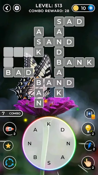 WOW4:Word Connect Offline Word (ВАУ 4)  [МОД Unlimited Money] Screenshot 2