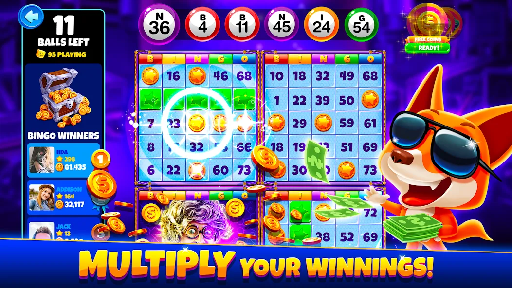 Xtreme Bingo! Slots Bingo Game  [МОД Бесконечные деньги] Screenshot 1