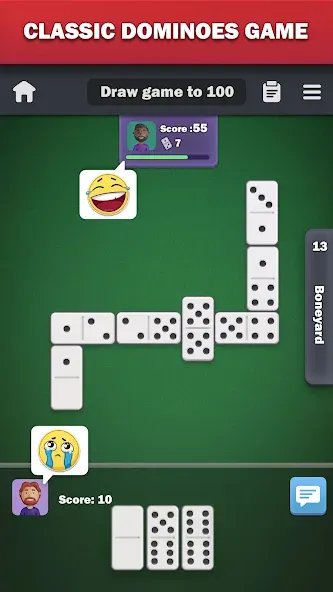 Dominoes online - play Domino!  [МОД Mega Pack] Screenshot 1