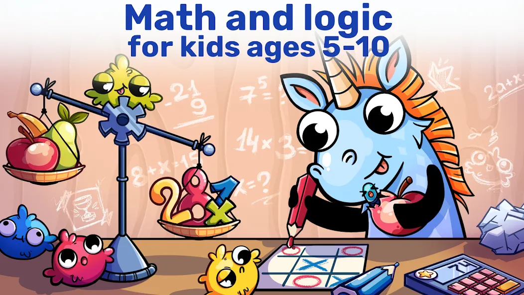 Math&Logic games for kids  [МОД Много монет] Screenshot 1