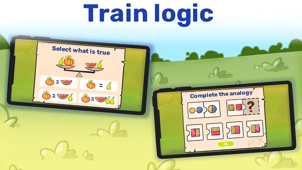 Math&Logic games for kids  [МОД Много монет] Screenshot 3