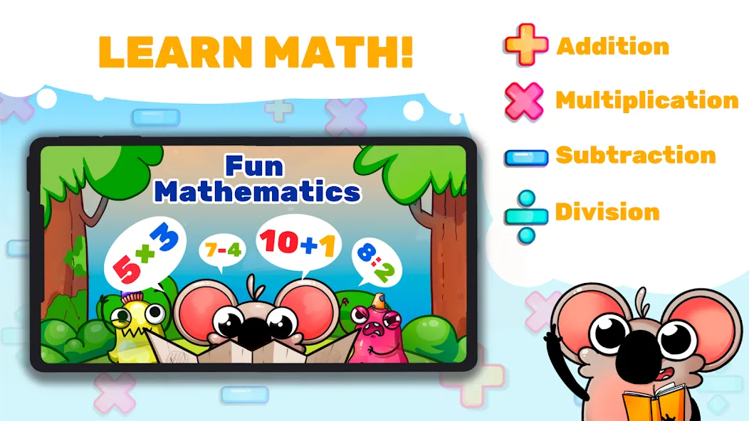 Fun Math Facts: Games for Kids  [МОД Много монет] Screenshot 1