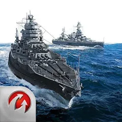 Скачать взлом World of Warships Blitz War (Ворлд оф Варшипс Блиц Вар)  [МОД Mega Pack] - последняя версия apk на Андроид