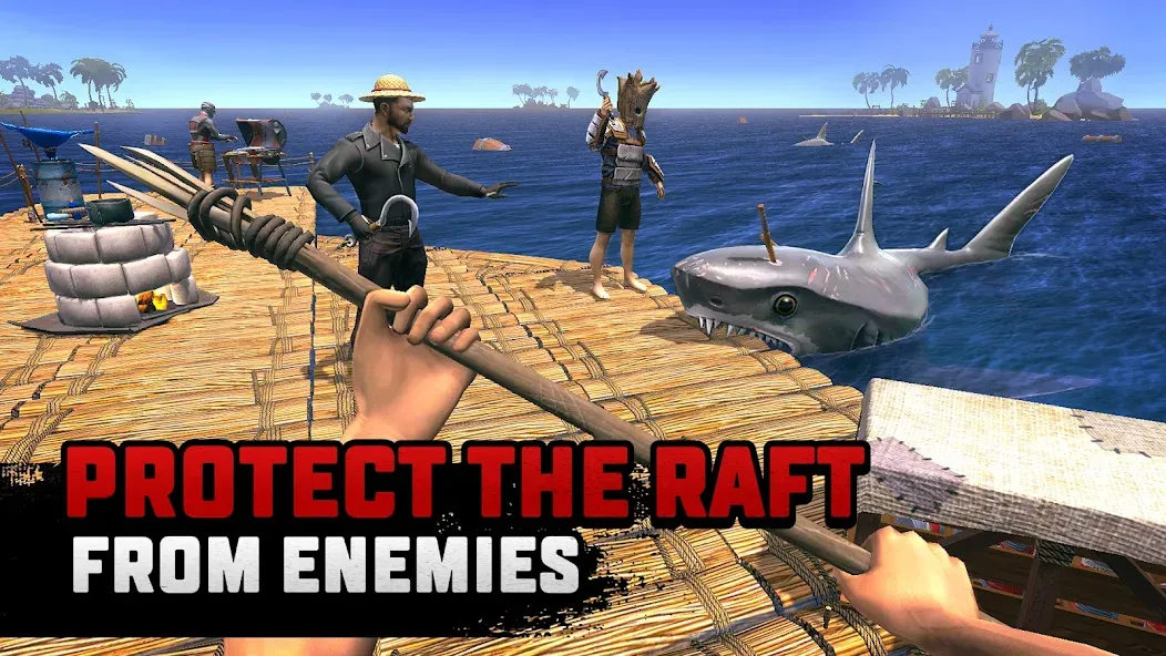 Raft® Survival: Multiplayer (Рафт Сурвивал)  [МОД Бесконечные монеты] Screenshot 3