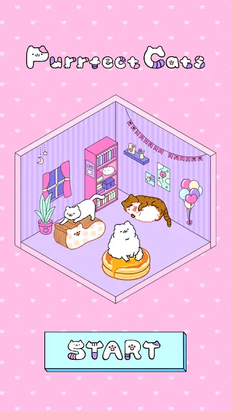 Purrfect Cats (Парфект кэтс)  [МОД Все открыто] Screenshot 1