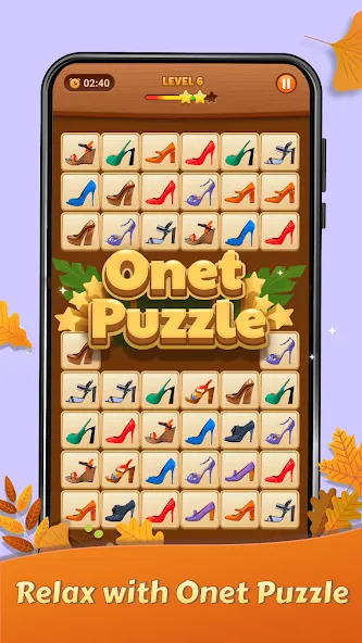 Onet Puzzle - Tile Match Game (Онет Пазл)  [МОД Все открыто] Screenshot 1