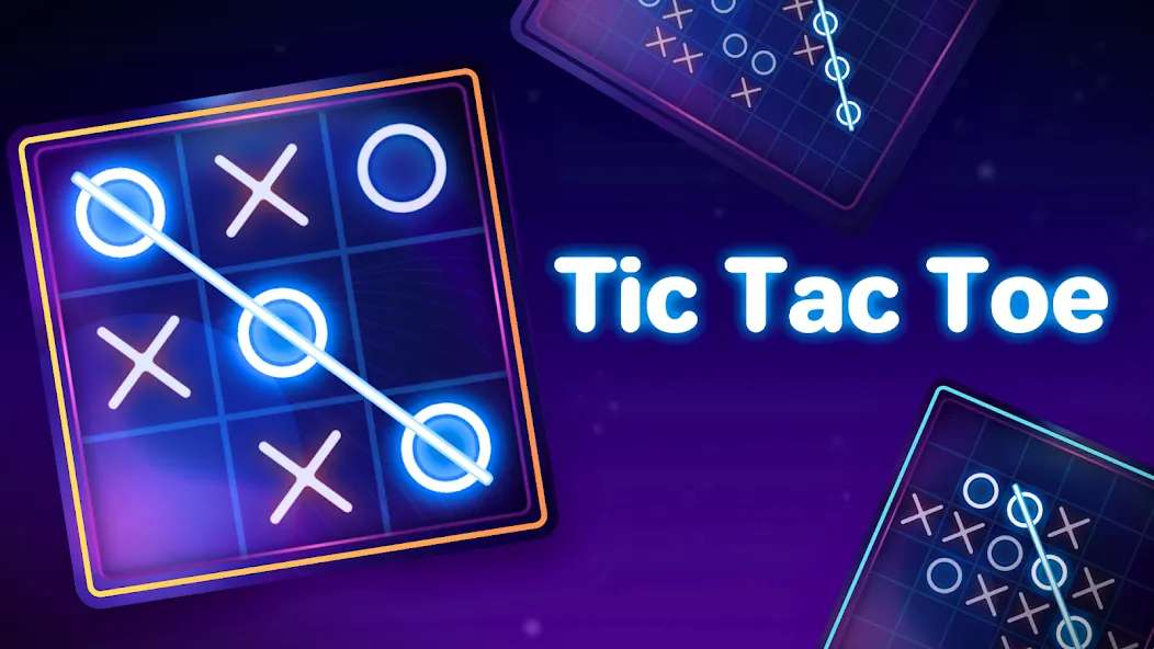 Tic Tac Toe 2 Player: XO Game (Тик Так Тоу 2 игрока)  [МОД Unlimited Money] Screenshot 1