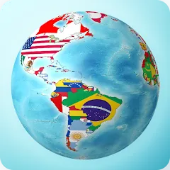 Взлом Flags On the Globe  [МОД Меню] - стабильная версия apk на Андроид