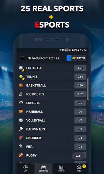 Sports Betting Game - BETUP  [МОД Меню] Screenshot 3