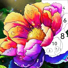 Скачать взлом Tap Color by Number - Coloring  [МОД Unlocked] - полная версия apk на Андроид