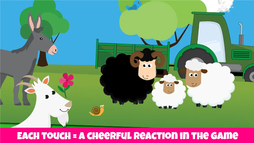 Farm animals game for babies  [МОД Много денег] Screenshot 1