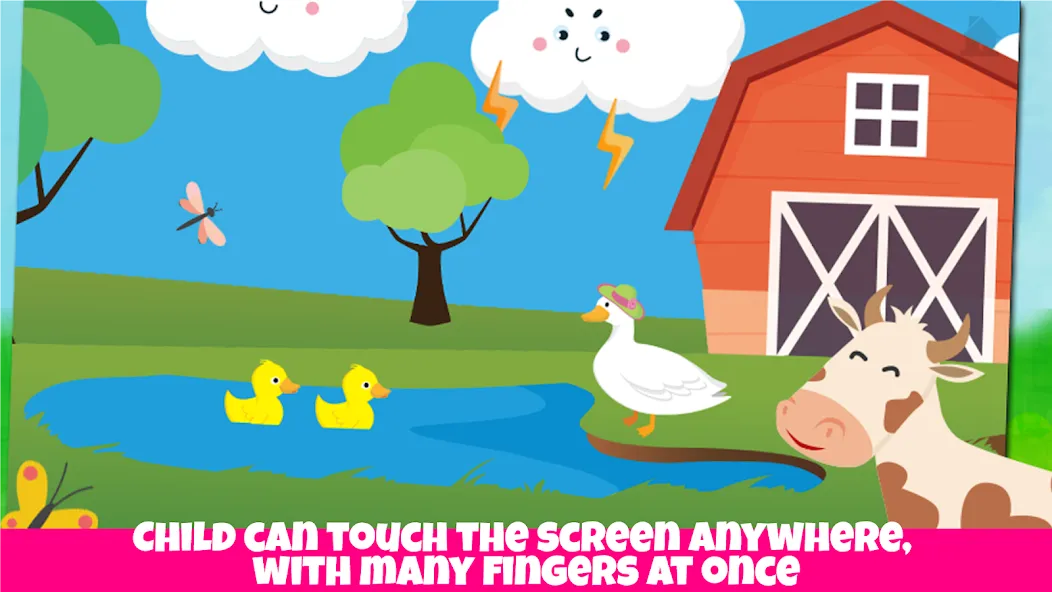 Farm animals game for babies  [МОД Много денег] Screenshot 2