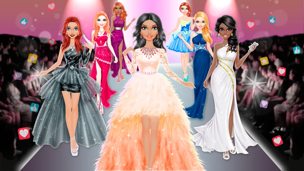 Makeup games makeover dress up  [МОД Много монет] Screenshot 2