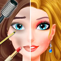 Скачать взломанную Makeup games makeover dress up  [МОД Много монет] - полная версия apk на Андроид