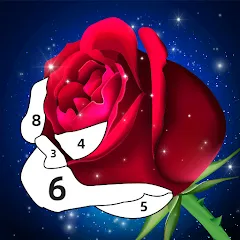 Скачать взлом Rose Coloring Book Color Games  [МОД Много монет] - полная версия apk на Андроид