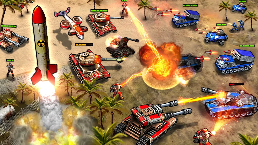 Command Generals RTS  [МОД Бесконечные монеты] Screenshot 2