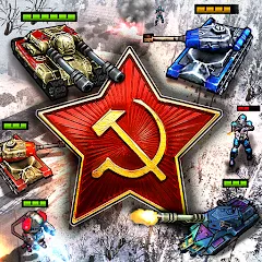 Скачать взломанную Command Generals RTS  [МОД Бесконечные монеты] - стабильная версия apk на Андроид