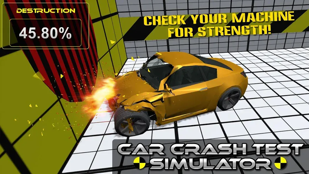 Car Crash Test Simulator  [МОД Бесконечные деньги] Screenshot 1