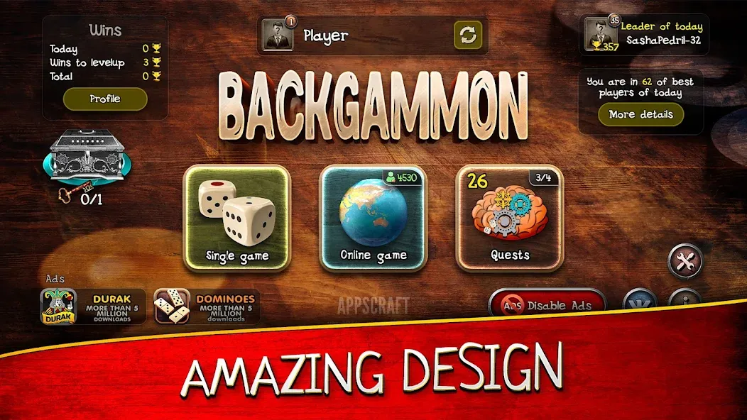 Backgammon  [МОД Unlocked] Screenshot 5