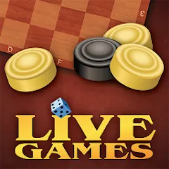 Взломанная Checkers LiveGames online  [МОД Меню] - полная версия apk на Андроид