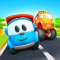 Скачать взломанную Leo 2: Puzzles & Cars for Kids  [МОД Mega Pack] - последняя версия apk на Андроид