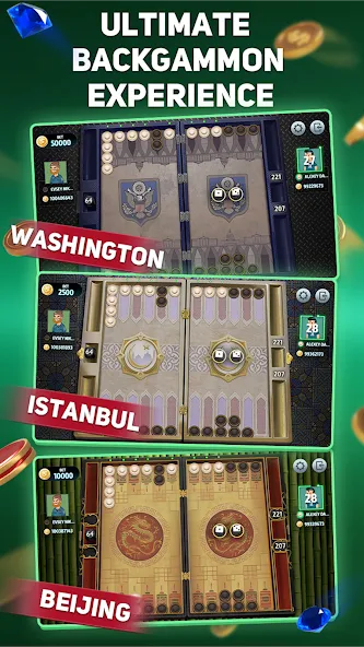 Backgammon Tournament  [МОД Меню] Screenshot 2