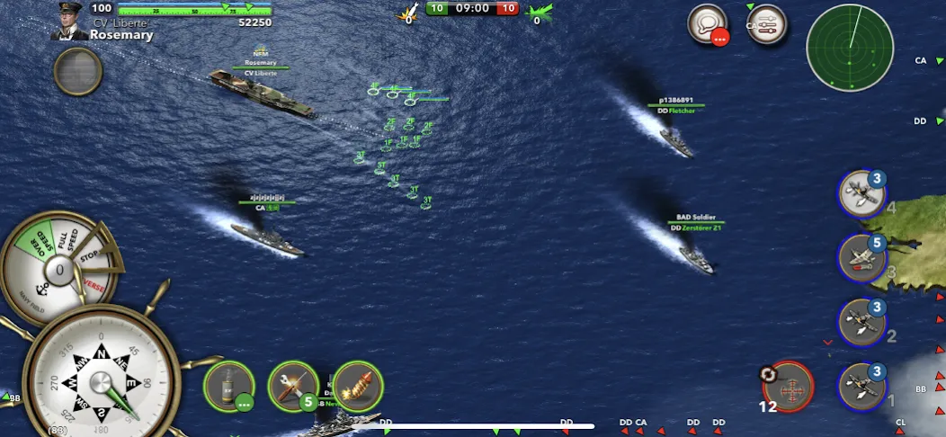 Navy Field: Online Sea Battles (НеиФилд)  [МОД Много денег] Screenshot 1