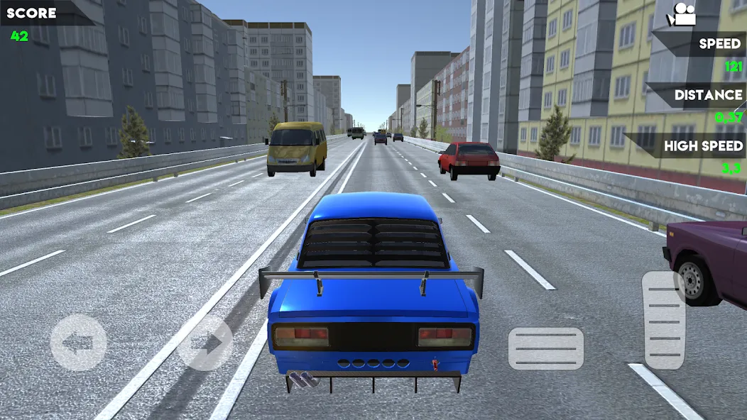 Turbo VAZ: Traffic Racer  [МОД Unlimited Money] Screenshot 3