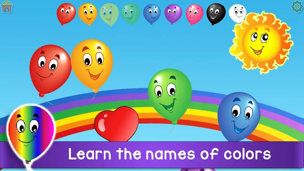 Kids Balloon Pop Game  [МОД Бесконечные деньги] Screenshot 5