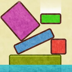 Скачать взломанную Drop Stack Block Stacking Game (Дроп Стэк блочная игра с укладкой блоков)  [МОД Бесконечные деньги] - стабильная версия apk на Андроид