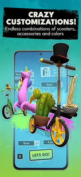 Touchgrind Scooter (Тачгринд Скутер)  [МОД Unlimited Money] Screenshot 5